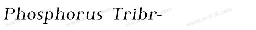 Phosphorus Tribr字体转换